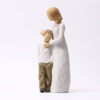 ウィローツリー彫像 【Mother and Son】 - 母と息子