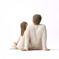 ウィローツリー彫像 【Father & Daughter】 - 父と娘