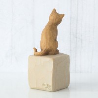 ウィローツリー 彫像 【Love my Cat (light)】 - 私の愛猫