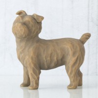 ウィローツリー 彫像 【Love my Dog (standing)】 - 私の愛犬